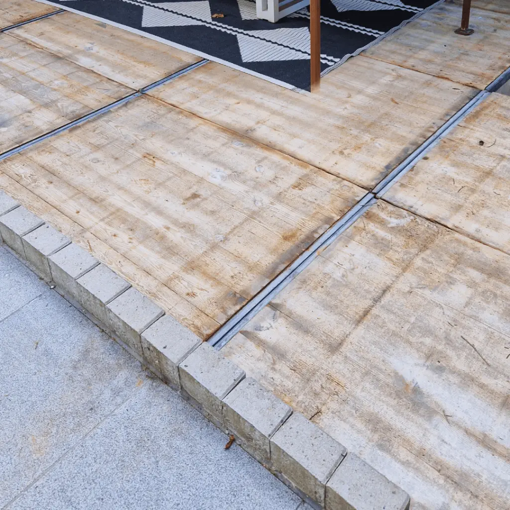 terrasse panneau de coffrage