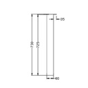 Pieds de Table en U (80mm X 80mm)