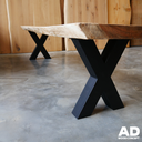 Petits pieds de table en U