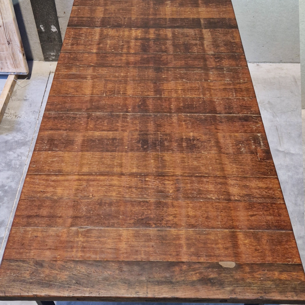 Table en planche d'azobé