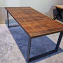 Table en planche d'azobé