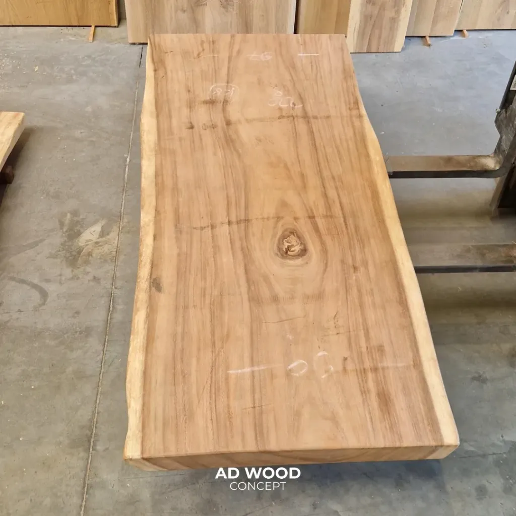 Plateau en bois Suar pour table 220cm - 90cm/97cm
