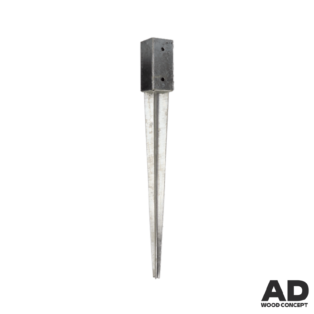 Pieds de poteaux Pointus 91 x 750
